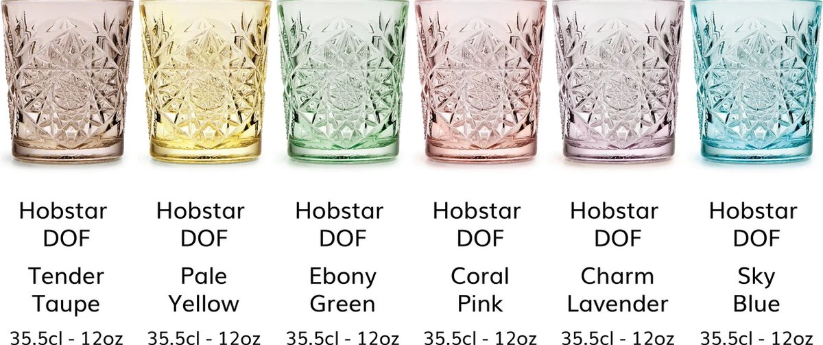 Libbey Drinkglas Hobstar Ebony Green – 355 Ml/ 35,5 Cl - 6 Stuks - Vintage Design - Vaatwasserbestendig - Hoge Kwaliteit 7 Libbey Drinkglas Hobstar Ebony Green – 355 Ml/ 35,5 Cl - 6 Stuks - Vintage Design - Vaatwasserbestendig - Hoge Kwaliteit - Afbeelding 5