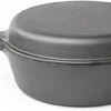 Nuovva 2-in-1 Gietijzeren Steelpan En Braadpan Of Grillplaat Met Dubbel Functie Koekenpan Deksel - 3 Liter - 26cm 2 Nuovva 2-in-1 Gietijzeren Steelpan En Braadpan Of Grillplaat Met Dubbel Functie Koekenpan Deksel - 3 Liter - 26cm -Keukenbenodigdheden 1200x527 2