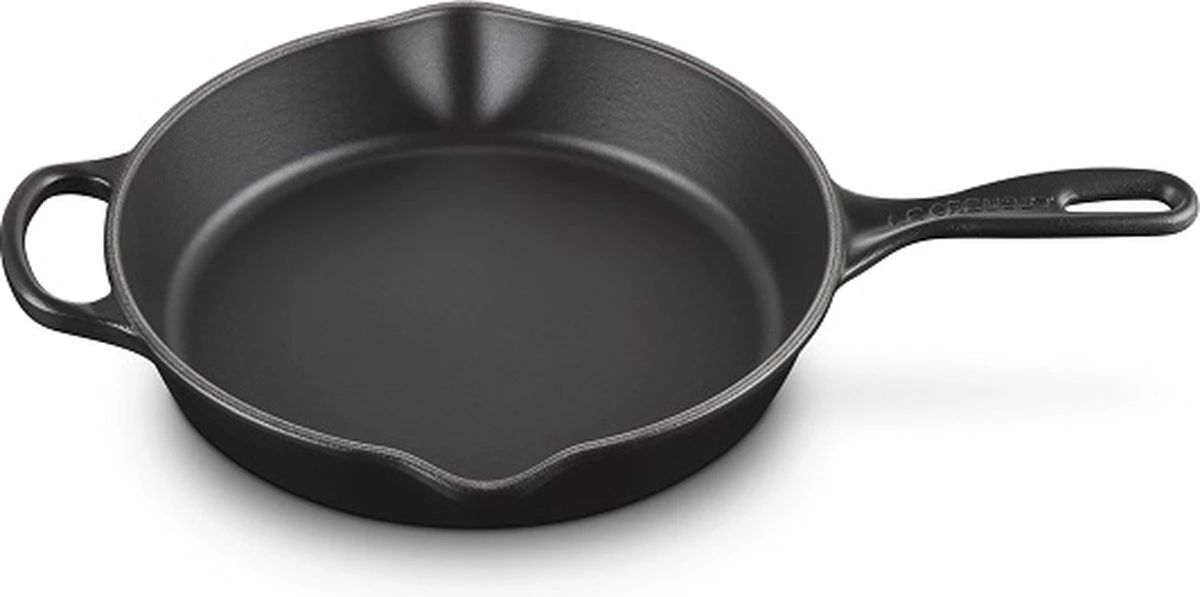 Le Creuset Hoge Ronde Skillet Mat Zwart 26cm 4 Le Creuset Hoge Ronde Skillet Mat Zwart 26cm - Afbeelding 2