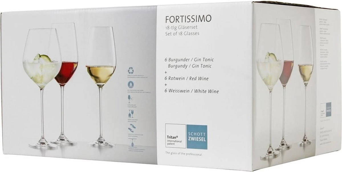 Schott Zwiesel Fortissimo 18-delige Set 7 Schott Zwiesel Fortissimo 18-delige Set - Afbeelding 5