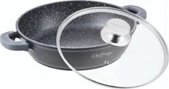 Cheffinger 28cm Lage Kookpot / Braadpan - CF-SC28 -Keukenbenodigdheden 1200x637 4