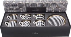Karaca Chekers Set Van 6 Koffiekopjes 80 Ml 8 Karaca Chekers Set Van 6 Koffiekopjes 80 Ml -Keukenbenodigdheden 1200x637 5
