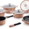 Herenthal Line - Pannenset Inductie - 14 Delig - Afneembare Handgreep - Keramisch - Koper Kleurig - PFAS-vrij 2 Herenthal Line - Pannenset Inductie - 14 Delig - Afneembare Handgreep - Keramisch - Koper Kleurig - PFAS-vrij -Keukenbenodigdheden 1200x658 4