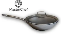MasterChef / Jumbo - Wokpan - Met Glazen Deksel - 28 Cm - Inductie -Keukenbenodigdheden 1200x671 2