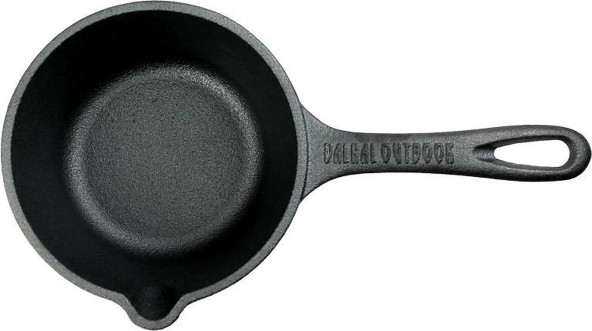 Valhal Outdoor - Gietijzeren Sauspan 1L Met Steel, VH1L.SP 4 Valhal Outdoor - Gietijzeren Sauspan 1L Met Steel, VH1L.SP - Afbeelding 2