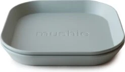 Mushie - Kinderservies Borden Vierkant (Set Van 2) - Borden - Sage -Keukenbenodigdheden 1200x698 2