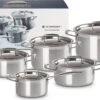 Le Creuset RVS Kookpan 18cm / 20cm / 24cm + Lage Kookpan 20cm + Steelpan 16cm -Keukenbenodigdheden 1200x707 6