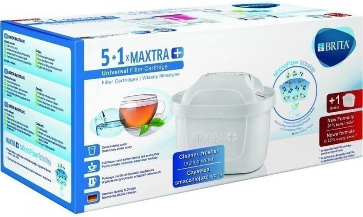 BRITA Maxtra Filterpatronen - 6 Stuks 3 BRITA Maxtra Filterpatronen - 6 Stuks