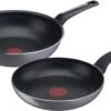 Tefal Easy Plus Pannenset - Koekenpan Ø 24 Cm + Wokpan Ø 28 Cm - Niet Geschikt Voor Inductie -Keukenbenodigdheden 1200x735 2