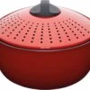 Kitchencraft Pastapan 4 Liter 32,5 X 25,5 Cm Rvs Rood/zwart -Keukenbenodigdheden 1200x776 4