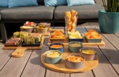 Cosy & Trendy Serveerplank Bamboe Dia 25 Cm Met 5x Luxe Hapjes/saus/tapas Schaaltjes 9 Cosy & Trendy Serveerplank Bamboe Dia 25 Cm Met 5x Luxe Hapjes/saus/tapas Schaaltjes -Keukenbenodigdheden 1200x778 2