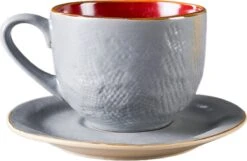 Vivi Oggi - Koffiekopjes Set Van 6 - Ø 9cm - Cappuccino - Kop En Schotel - 150 Ml - Italië -Keukenbenodigdheden 1200x780 2