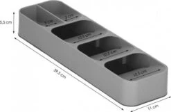 Springos Multifunctionele Bestekbak | Besteklade | Bestek Organizer | Kunststof | 39 X 11 X 5.5 CM 15 Springos Multifunctionele Bestekbak | Besteklade | Bestek Organizer | Kunststof | 39 X 11 X 5.5 CM -Keukenbenodigdheden 1200x782 6