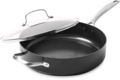 GreenPan Copenhagen Stoofpan Met Deksel En Extra Handvat 28cm/4.3L