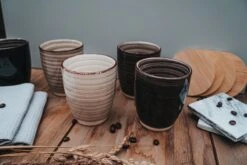 Koffiekopjes - Industrieel Grijs - Koffiebeker - Unieke Kleuren - Set Van 12 Kopjes (ook Los Verkrijgbaar) - 160ML En 340ML - Porselein - Hip En Trendy -Keukenbenodigdheden 1200x800 31