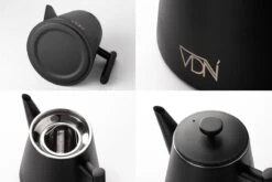 VDN RVS Theepot Dubbelwandig Met Filter - Zwarte Theekan 1 Liter - 902 25 VDN RVS Theepot Dubbelwandig Met Filter - Zwarte Theekan 1 Liter - 902 -Keukenbenodigdheden 1200x800 54