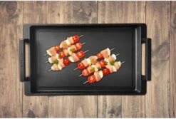 Eurolux Teppanyaki Plaat Met Grepen - 41 X 24 X 2.5 Cm - Zwart - Aluminium - Geschikt Voor Alle Warmtebronnen -Keukenbenodigdheden 1200x809 4