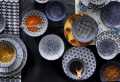 Tokyo Design Studio | Nippon Blue | Set Van 4 Borden Ø 25,7 Cm | Porselein 13 Tokyo Design Studio | Nippon Blue | Set Van 4 Borden Ø 25,7 Cm | Porselein -Keukenbenodigdheden 1200x819 3