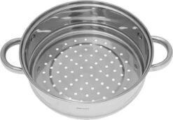 Kinghoff 1536 - Inzet Stoompan - Groentestomer - Vleesstomer - Ø24 X 8.5 Cm