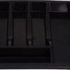 Bestekbak/keuken Organizer - 5-vaks - Zwart - 39 X 39 X 6 Cm