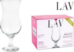 Lav - LAV Fiesta - Cocktail Glazen - Drinkglazen - Set Van 6 Glazen - Vaatwasserbestendig -Keukenbenodigdheden 1200x845 6