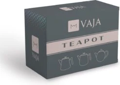 Vaja® Theepot Juliette Met Filter - Dubbelwandig -Theekan 1.0L - Glimmend Zwart -Keukenbenodigdheden 1200x850 1