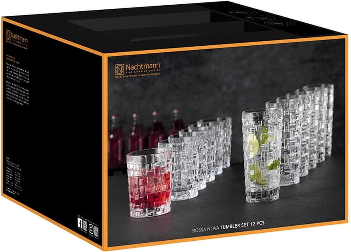 Nachtmann Glazenset Bossa Nova - 12-Delig 7 Nachtmann Glazenset Bossa Nova - 12-Delig - Afbeelding 5