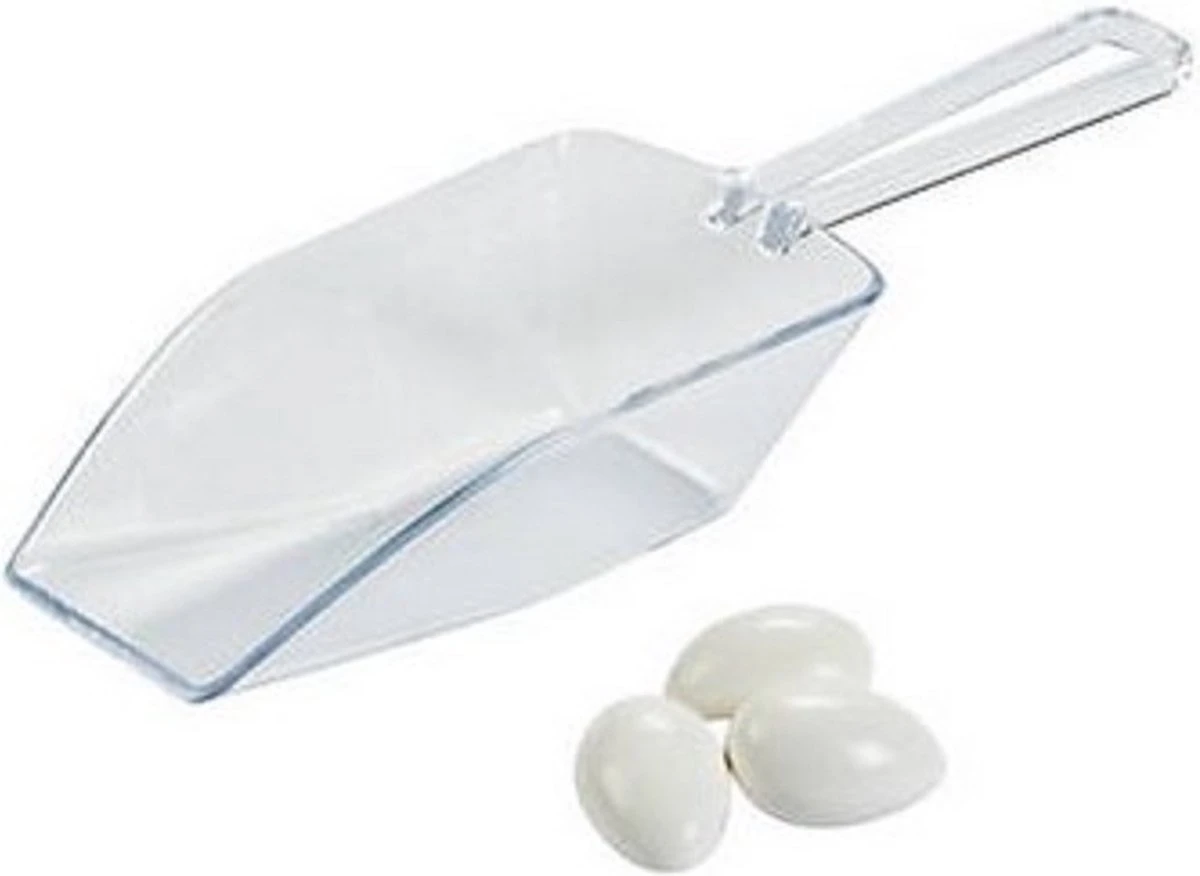 Snoepschep - Transparant - Herbruikbaar - 16 Cm Lang (met Steel) En 5 Cm Diep (de Lepel) 3 Snoepschep - Transparant - Herbruikbaar - 16 Cm Lang (met Steel) En 5 Cm Diep (de Lepel)