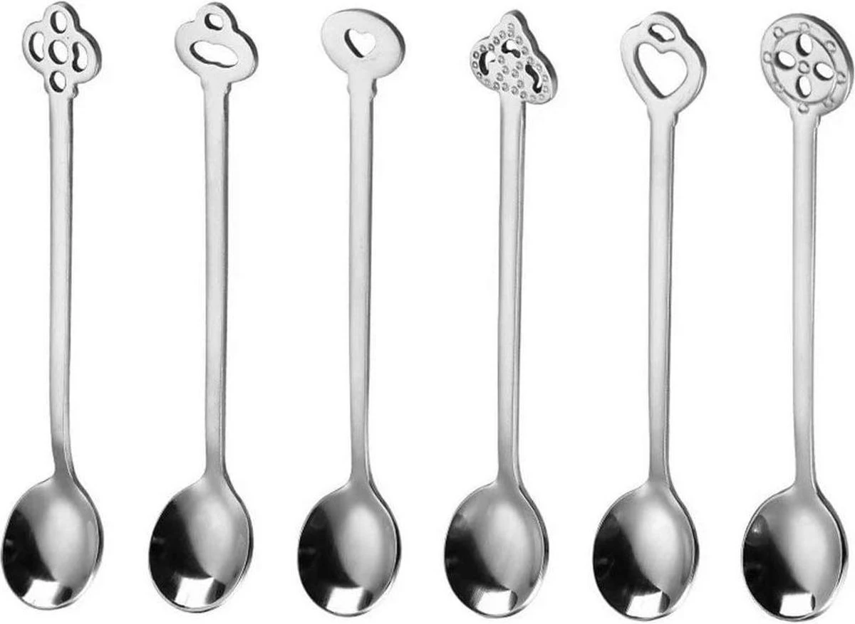ESSENTIALS73 Luxe Theelepel - Koffielepel Set Van 6 RVS - Theelepeltje - Lepeltjes - Lepels - Koffielepeltje -Koffielepels - Theelepels - Lepel - Koffie - Thee - Lepeltje 9 ESSENTIALS73 Luxe Theelepel - Koffielepel Set Van 6 RVS - Theelepeltje - Lepeltjes - Lepels - Koffielepeltje -Koffielepels - Theelepels - Lepel - Koffie - Thee - Lepeltje - Afbeelding 7