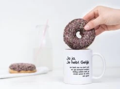 Grappige Mok Met Tekst: Jaja Je Hebt Gelijk | Grappige Cadeaus | Koffiemok | Koffiebeker | Theemok | Theebeker -Keukenbenodigdheden 1200x892 1