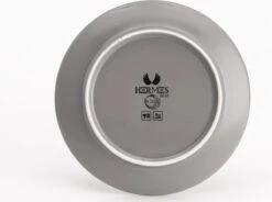 Lite-Body Hermes Pastabord - Set Van 8 Stuks - Ø 21 Cm - Aardewerk - Grijs Mat -Keukenbenodigdheden 1200x895 2