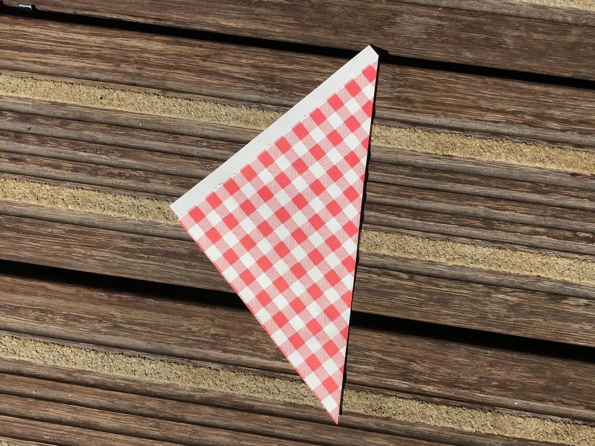 Frietzakken - Papier - Rood/Wit - 25 Stuks Met Bio Houten Vorkjes 25 Stukjes 4 Frietzakken - Papier - Rood/Wit - 25 Stuks Met Bio Houten Vorkjes 25 Stukjes - Afbeelding 2