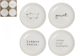 Gusta - Gebaksbordjes - ø 15 Cm - Set 4 Stuks - Porselein - Wit 11 Gusta - Gebaksbordjes - ø 15 Cm - Set 4 Stuks - Porselein - Wit -Keukenbenodigdheden 1200x906 2