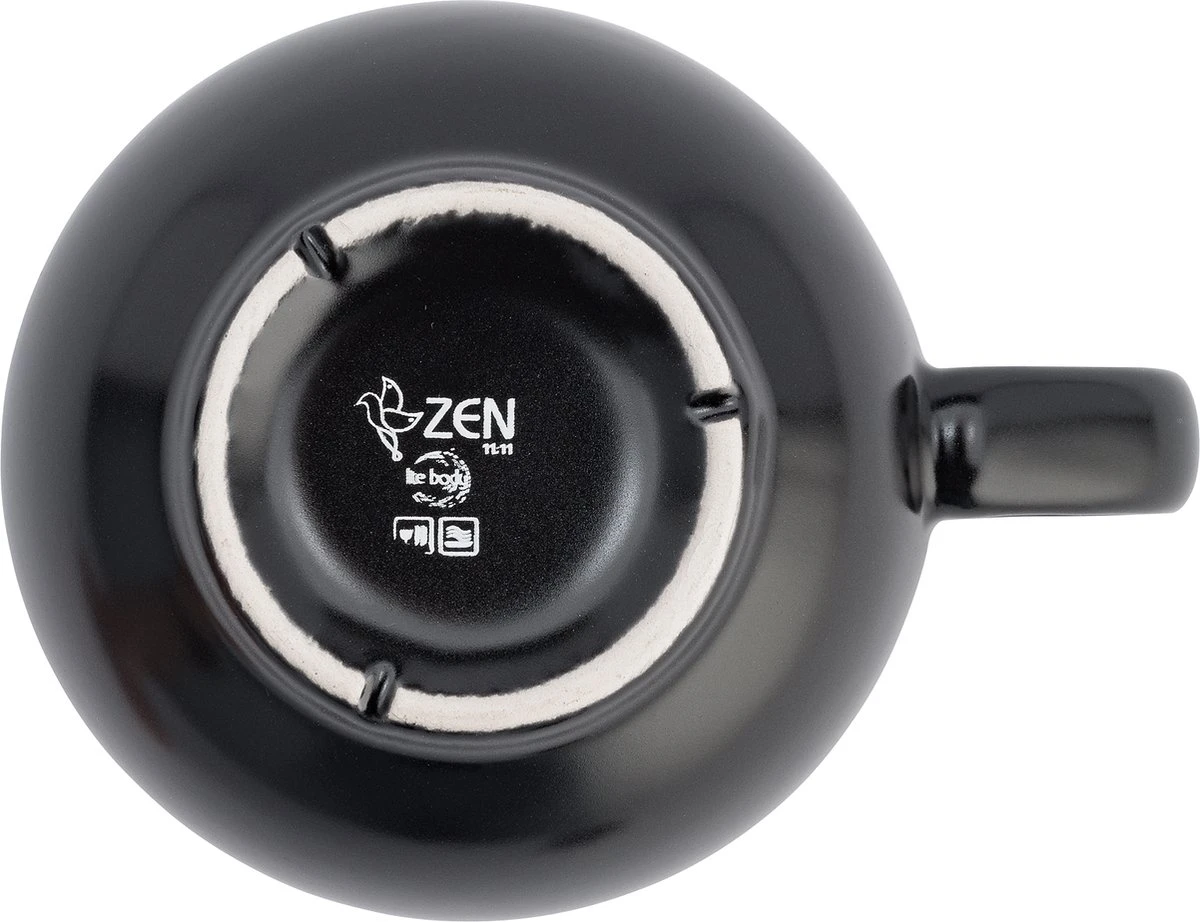 Lite-Body Soepkom Met Oor - Ø 11 - Set Van 6 Stuks - 400 Ml - Zwart Mat 4 Lite-Body Soepkom Met Oor - Ø 11 - Set Van 6 Stuks - 400 Ml - Zwart Mat - Afbeelding 2