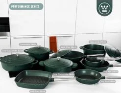 Westinghouse Pannenset - Performance Series Koekenpan 24cm + Koekenpan 28cm - Groen - Koekenpannenset 2-delig - Geschikt Voor Alle Warmtebronnen Inclusief Inductie 14 Westinghouse Pannenset - Performance Series Koekenpan 24cm + Koekenpan 28cm - Groen - Koekenpannenset 2-delig - Geschikt Voor Alle Warmtebronnen Inclusief Inductie -Keukenbenodigdheden 1200x924 1