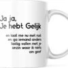 Grappige Mok Met Tekst: Jaja Je Hebt Gelijk | Grappige Cadeaus | Koffiemok | Koffiebeker | Theemok | Theebeker 1 Grappige Mok Met Tekst: Jaja Je Hebt Gelijk | Grappige Cadeaus | Koffiemok | Koffiebeker | Theemok | Theebeker -Keukenbenodigdheden 1200x930 1