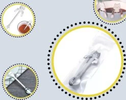 4 Theelepels Hangende Kat - Katten Koffielepel - RVS - Zilverkleurig -Keukenbenodigdheden 1200x955 2