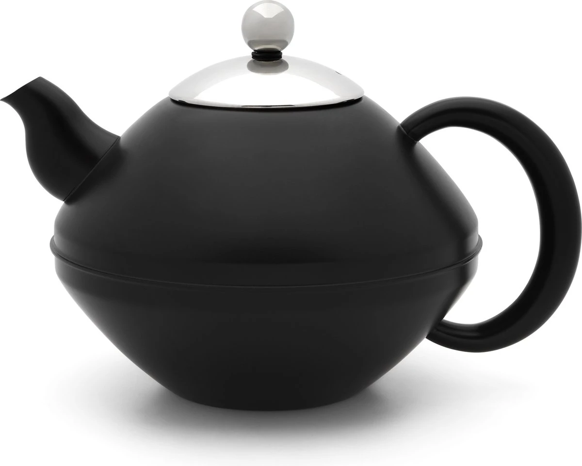 Bredemeijer Theepot Minuet Ceylon 1,4L Dubbelwandig - Zwart 3 Bredemeijer Theepot Minuet Ceylon 1,4L Dubbelwandig - Zwart