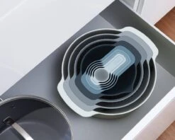 Joseph Joseph Editions Sky Nest 9 Plus Keukenhulpen - Polypropyleen - Set Van 9 Stuks - Oceaan -Keukenbenodigdheden 1200x964 2