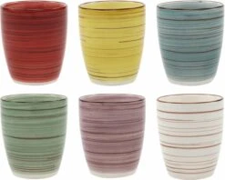 Studio Tavola Bekers Ocean Blue 160 Ml - 6 Stuks -Keukenbenodigdheden 1200x964