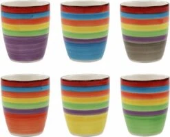 Studio Tavola Bekers Ocean Blue 160 Ml - 6 Stuks -Keukenbenodigdheden 1200x973