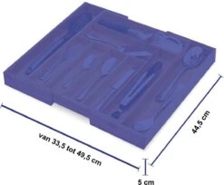 ACAZA Uitschuifbare Bestekbak In Bamboe Hout, Besteklade Met 7 Tot 9 Vakken, Ladeverdeler, Opbergbak, Bestekcassette, Verstelbaar 15 ACAZA Uitschuifbare Bestekbak In Bamboe Hout, Besteklade Met 7 Tot 9 Vakken, Ladeverdeler, Opbergbak, Bestekcassette, Verstelbaar -Keukenbenodigdheden 1200x989 3