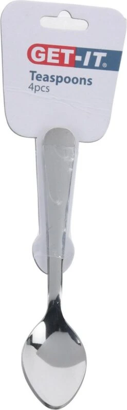 Get-it Koffie/thee Lepeltjes - 4st - RVS -12 Cm - Keukenbenodigdheden -Keukenbenodigdheden 372x1200