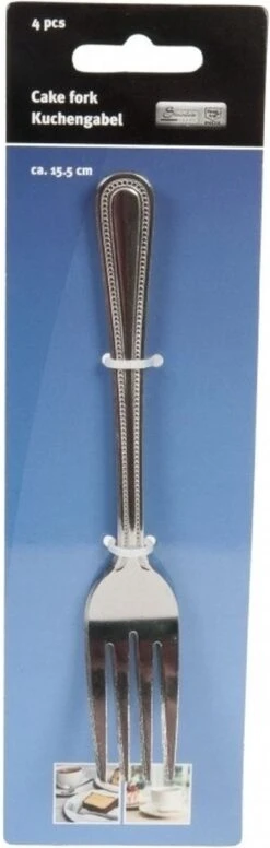 Merkloos 16x Gebaksvorkjes Van Metaal - Vorkjes Voor Gebak/taart - Gebaksvorken/Taartvorkjes -Keukenbenodigdheden 382x1200