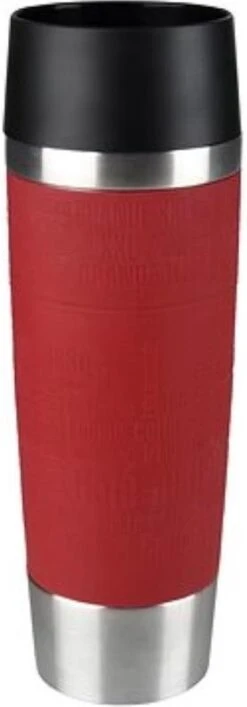 Keukenbenodigdheden 10 Tefal Travel Mug Thermobeker - 500 Ml - RVS/Rood