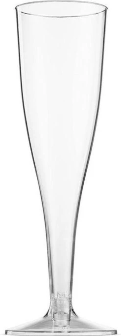 Champagneglazen - 30 Stuk(s) - 135ml - Chique - Plastic - Glazen - Transparant - Kunststof - Kerst Servies -Keukenbenodigdheden 434x1200 1