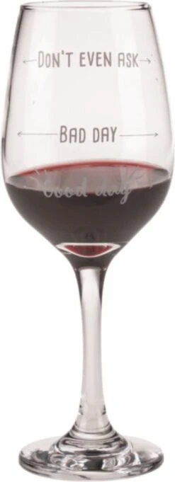 Out Of The Blue Grappig Wijnglas Met Tekst - Wijncadeau Voor Vrouwen - Cadeau Sinterklaas Kerst Verjaardag - Wijnglas Met Wijnhumor En Print: Good Day, Bad Day, Don’t Even Ask 12 Out Of The Blue Grappig Wijnglas Met Tekst - Wijncadeau Voor Vrouwen - Cadeau Sinterklaas Kerst Verjaardag - Wijnglas Met Wijnhumor En Print: Good Day, Bad Day, Don’t Even Ask -Keukenbenodigdheden 435x1200 4
