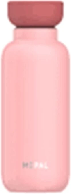 Mepal – Isoleerfles Ellipse 350 Ml – Houdt Je Drankje 9 Uur Warm En 12 Uur Koud – Nordic Pink – Geschikt Voor Bruiswater – Thermosfles – Lekdicht -Keukenbenodigdheden 439x1200