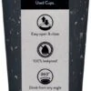 Circular&Co. Herbruikbare To Go Koffiebeker (rCUP) Zwart/geel 12oz/340ml -Keukenbenodigdheden 548x1200