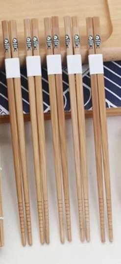 Chopsticks - Bamboe - 5 Paar - Sushi - Giftset -Keukenbenodigdheden 551x1200 1